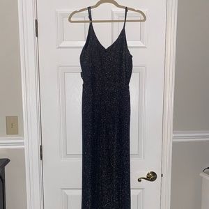 Black & Silver Jumpsuit